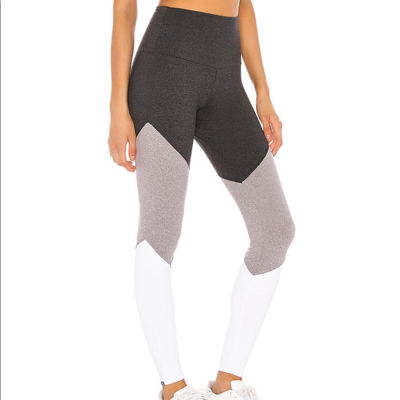 Onzie Flow High Rise Track Legging in Slate Combo - Picture 3 of 11